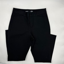 Old Navy Women's Pixie Skinny Stretch Size 8 Black Cotton Blend Skinny Leg Pants