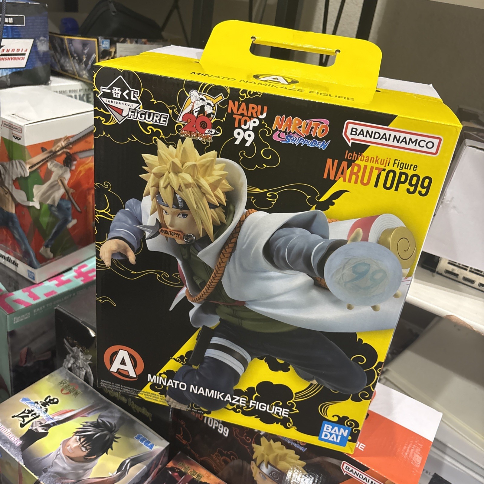 PRIZE-A (NOT B) MINATO NAMIKAZE FIGURE (NARUTOP 99 ICHIBAN KUJI)