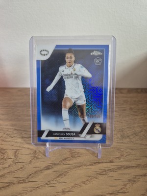 2022-23 Topps Chrome Womens UWCL Kathellen Sousa RC Real Madrid Mojo /250 #53
