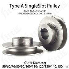 Cast Iron V Groove Drive Pulley Width 1/2" 1A Type V Belt Pulleys OD 50mm-150mm