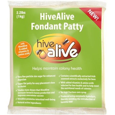 Fondant Bee Food Supplement - Easy to Use Feed Enhancer - Increases Gut Hea