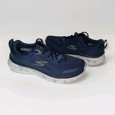 Skechers GO RUN Glide-Step Flex Men s Size 9 Blue Running Sneakers Excellent!