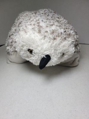 Pillow Pets Snowy Snow Wise Owl 2010 18  Original Folding Plush  Retired