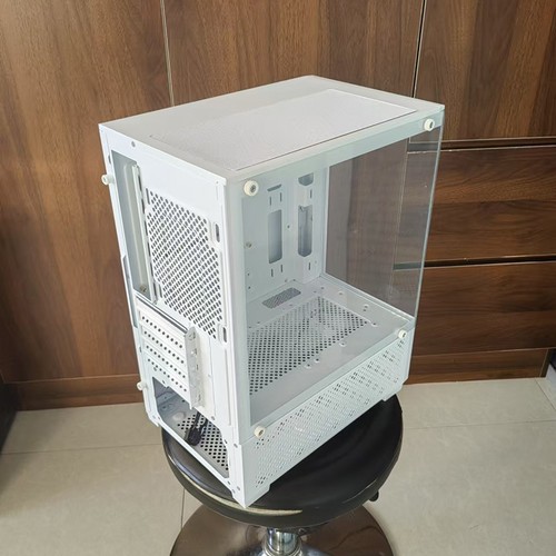 270 Degree Transparent Computer Case PC Tower For M-ATX/ITX Motherboard - Afbeelding 3 van 12