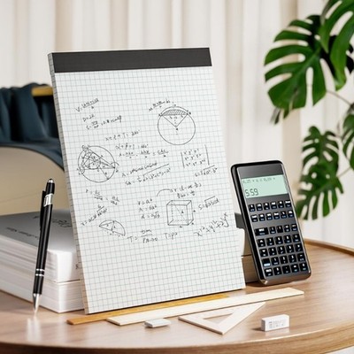6 Pcs A4 Graph Paper Pocket Notebook Memos Pads Tearable Engineering Notebook