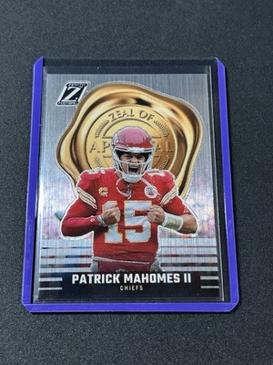 2023 Panini Zenith Football Zeal Of Approval Patrick Mahomes Insert #1 Chiefs E2