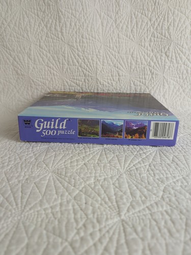 Guild Puzzle Scenic Austri puzzle 500 pezzi Whitman 4618-32 vintage sigillato - Foto 3 di 10