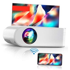 Projector WiFi Mini Projector, 9000L 1080P Full HD Portable Projector, Zoom