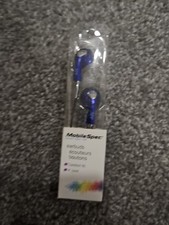 MobileSpec Earbuds 4 Ft Cord Blue