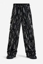 Slalom Youth Kids Camo Winter Sports Ski Snowboard Pants Black XS 4/5