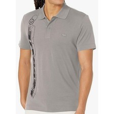 Lacoste Men's Short Sleeve Regular Fit Pique Graphic Polo Shirt 3XL