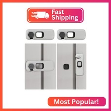 2Pack Child Proof Refrigerator Lock,Fridge Locks for Kids with Sticky Adhesive P