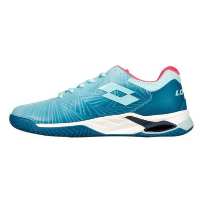 t NIB* WOMEN'S LOTTO MIRAGE 100 ii SPD TENNIS SHOES (BLUE/GLAM PINK