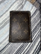 Authentic LOUIS VUITTON Monogram Pocket Organizer de Poche Card Case