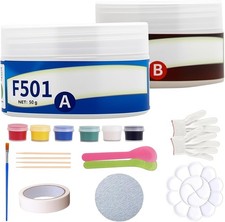 Fiberglass Boat Repair Kit, Gel Coat  Marine Grade Fiberglass Repair Kit for Bo