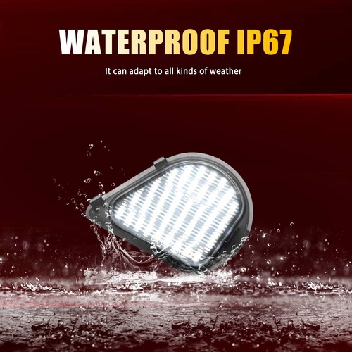 LED Side Towing Mirror Puddle Light For Dodge Ram 10-22 1500 Classic 2500 3500 W - Foto 2 di 21