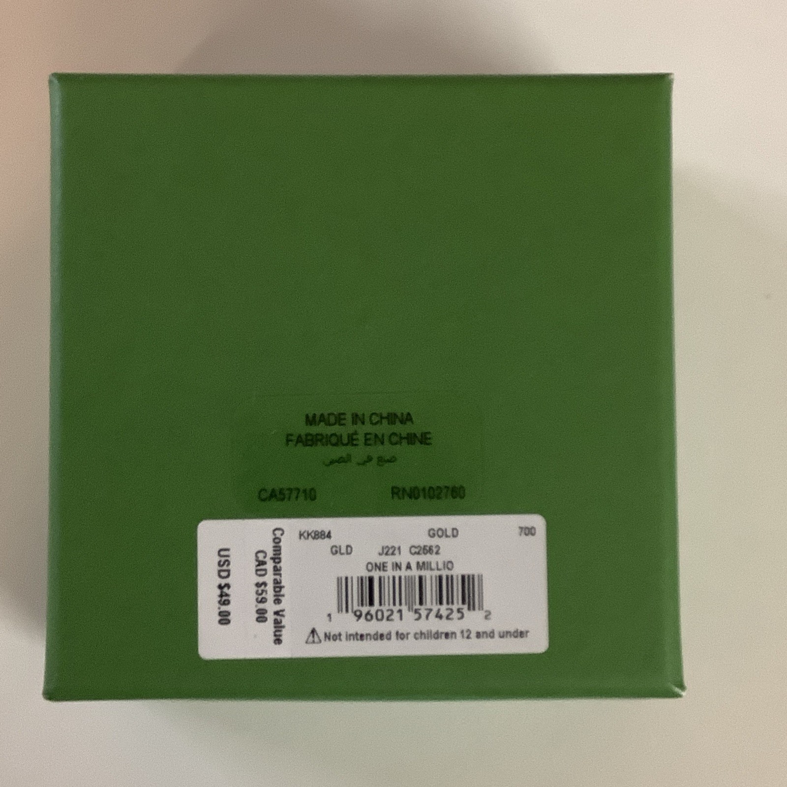 Kate Spade New York One In A Million “K” Initial Pendant Necklace, New In Box thumbnail 5