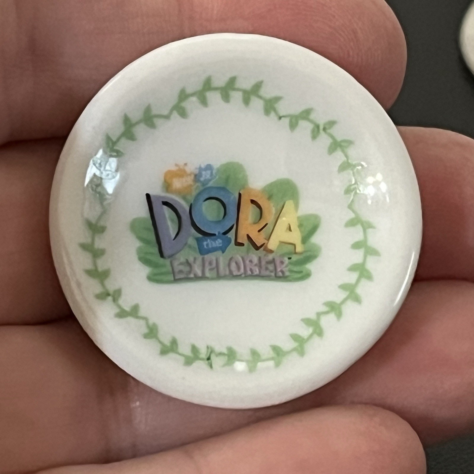 Dora The Explorer Ceramic Children Mini Tea Set 2006 7 Piece Set Cartoon Viacom