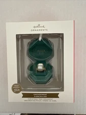 Hallmark Christmas Tree Ornament 2024 Engagement Ring With Box New Sealed