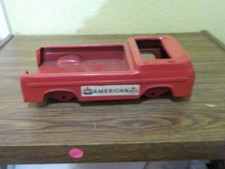 vintage nylint american oil motor club red body for parts