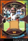 2024 Select Rookie Swatches Prizm Tie Dye #20 Jayden Daniels RC PATCH 08/25