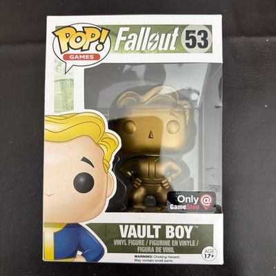 Funko Pop! Games: Fallout - Vault Boy #53 (Gold) GameStop Exclusive