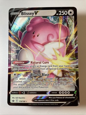 Blissey V 119/198 - SWSH06: Chilling Reign Holo (NM)