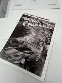Fatal Run Atari 7800 1990 CIB Warranty Insert And Plastic TESTED WORKING