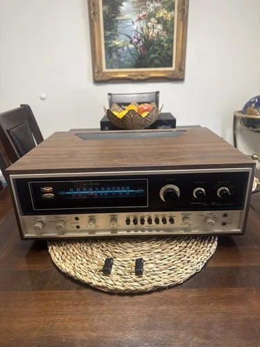 Pioneer SX-6000 Vintage Stereo Receiver Tested Working Wood Case + Plugs