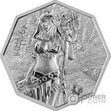 HERBALIST Witchcraft 1 Oz Silver Coin 5 Mark Germania 2025