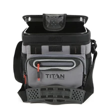Titan by Arctic Zone Deep Freeze Cooler - 9 Can Zipperless Hardbody Cooler wi...