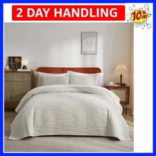 Velvet Quilt Set King Quilt, Lightweight Soft King Comforter Set, Bedspread C...