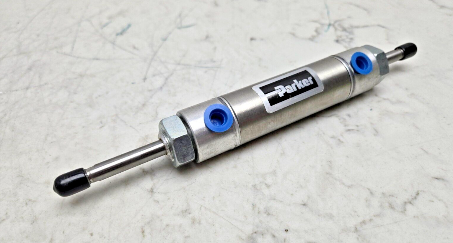 Parker WD481666 Double Rod Pneumatic Cylinder 2" Stroke 1.06" Bore 250 Psi New