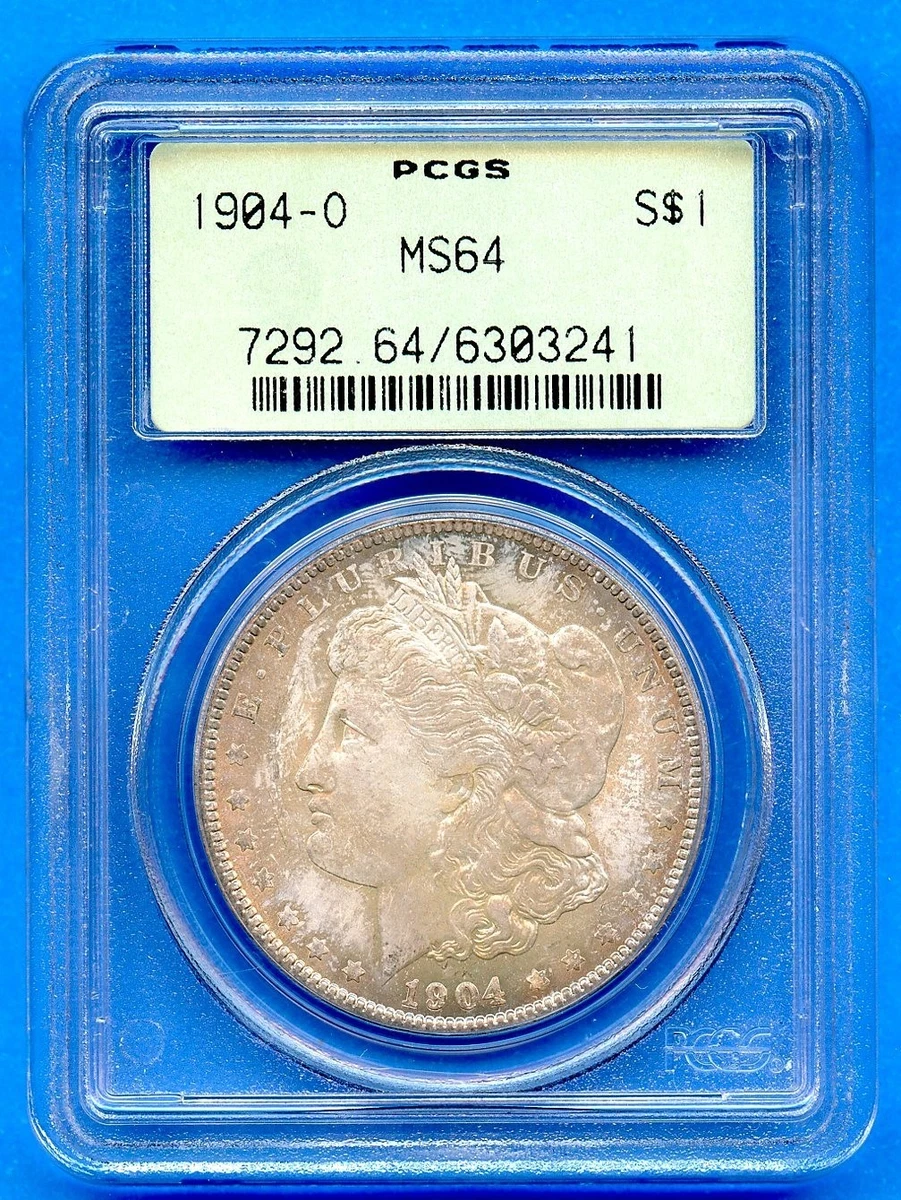 1904-O $1 NGC MS-64 Morgan Silver Dollar Beautiful Coin Blast White