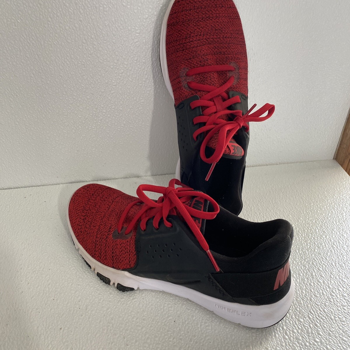 Nike Flex Control 3 Shoes Men\'s 10 Red Black Athletic Running Training Sneakers Nike Flex Experience Rn 3 Mens Running Shoes Size 10.5 Black  main image 4