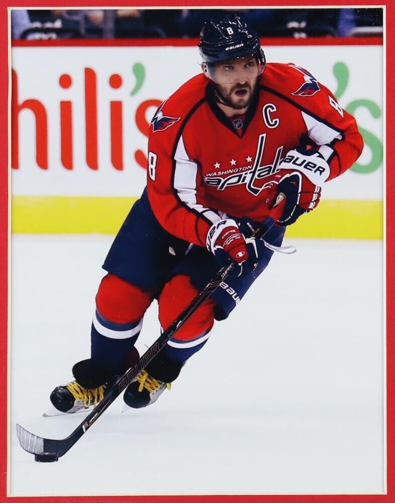 Alexander Ovechkin Signed Custom 35 x 43 Framed Washington Capitals Jersey  JSA