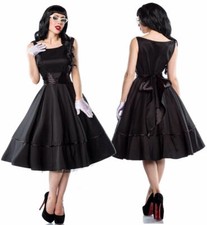 50er Jahre Pin Up Rockabilly Kleid Retro Tanzkleid Retrokleid / Petticoat Rock