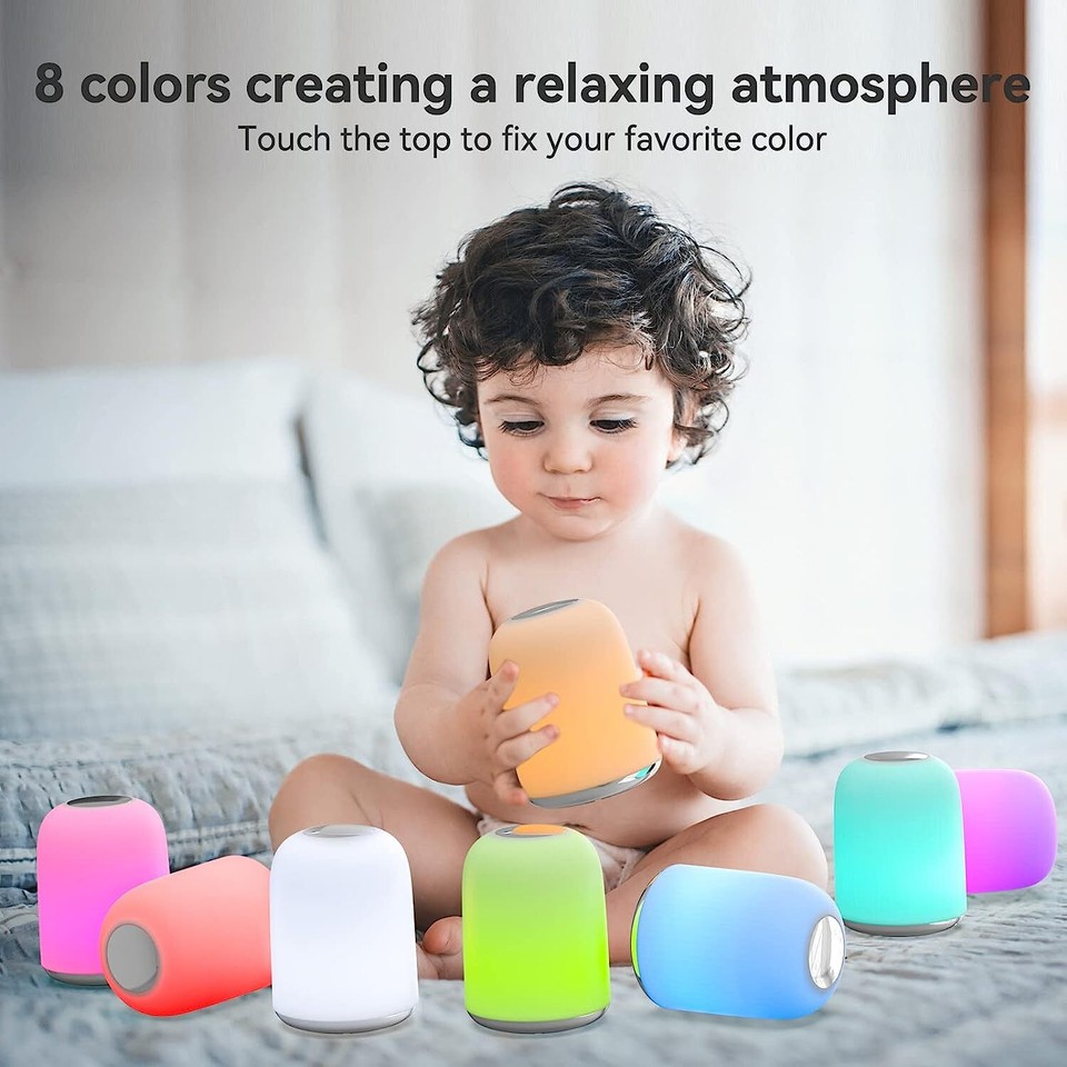 Bedside Portable Dimmable Night Light Touch Lamp eBay