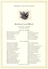 1926 Cornell University Cornellian  Scabbard & Blade Military Society  Page