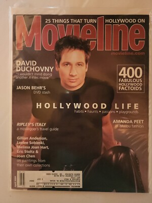 2000 April MOVIELINE David Duchovny Jason Behrs Amanda Peet Joan Chen (MH281)