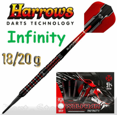 Harrows Wolfram INFINITY Softdarts, 18g / 20g