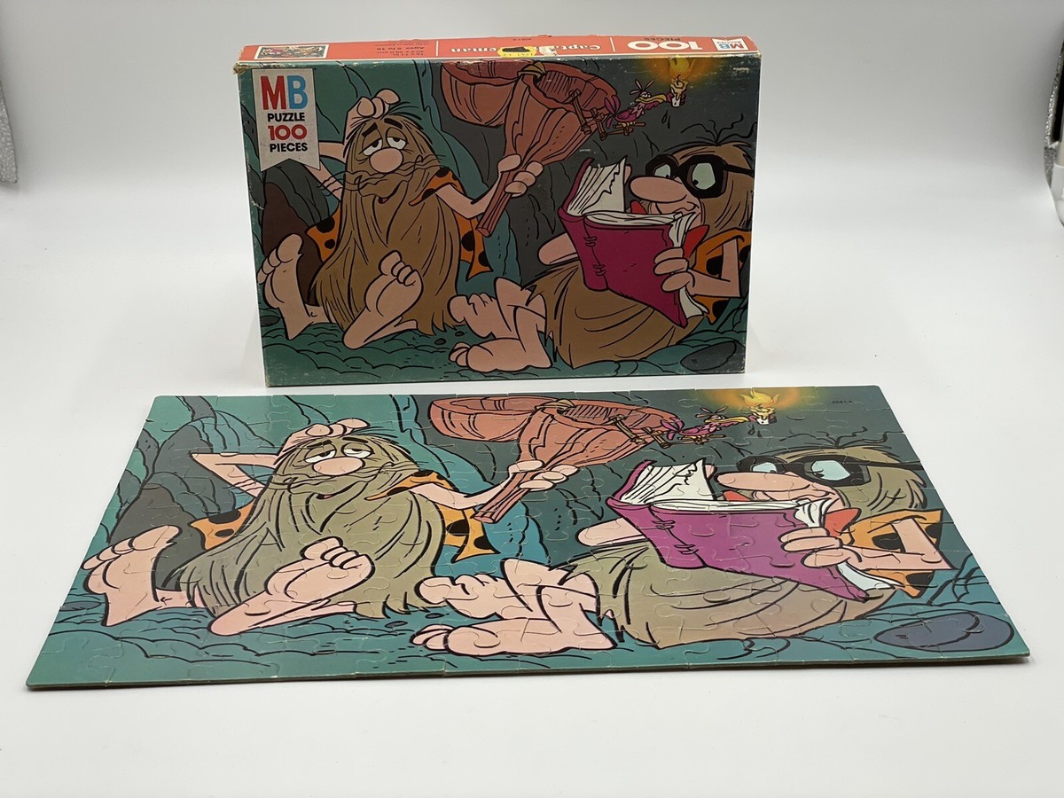 1981 Captain Caveman Jigsaw Puzzle Milton Bradley 4081-8 Complete