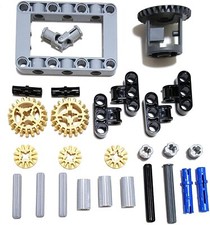 Lego Technic 27 Piece Differential Parts Pack - Small Frame Gear Set Mindstorms