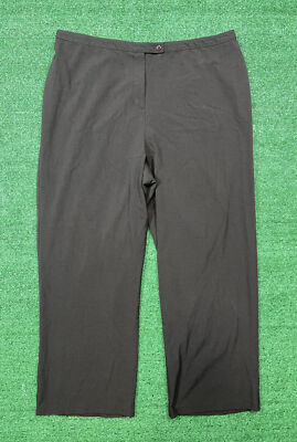 White Stag Pants Womens Size 22W Brown Stretch Average
