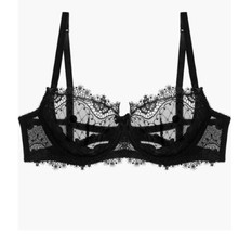 Dita Von Teese Black Vedette Underwire Bra, 3...
