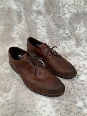 ECCO Kenton Plain Toe Tie Oxford Shoes in Dark Clay Brown Size 11 / 45 Ecco Kenton Men main image 4