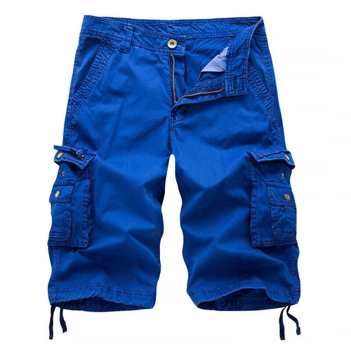 Mens Cargo Shorts Combat Twill Work Camo Army Military Knee Length Pants UK - Picture 9 of 20