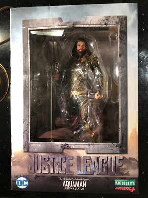 KOTOBUKIYA ARTFX+ DC JUSTICE LEAGUE AQUAMAN 1/10 SCALE STATUE NEW