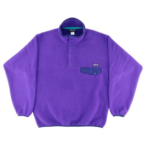 Patagonia 90s Aquafur Kayak Pullover XL Blue Purple Rare Vintage