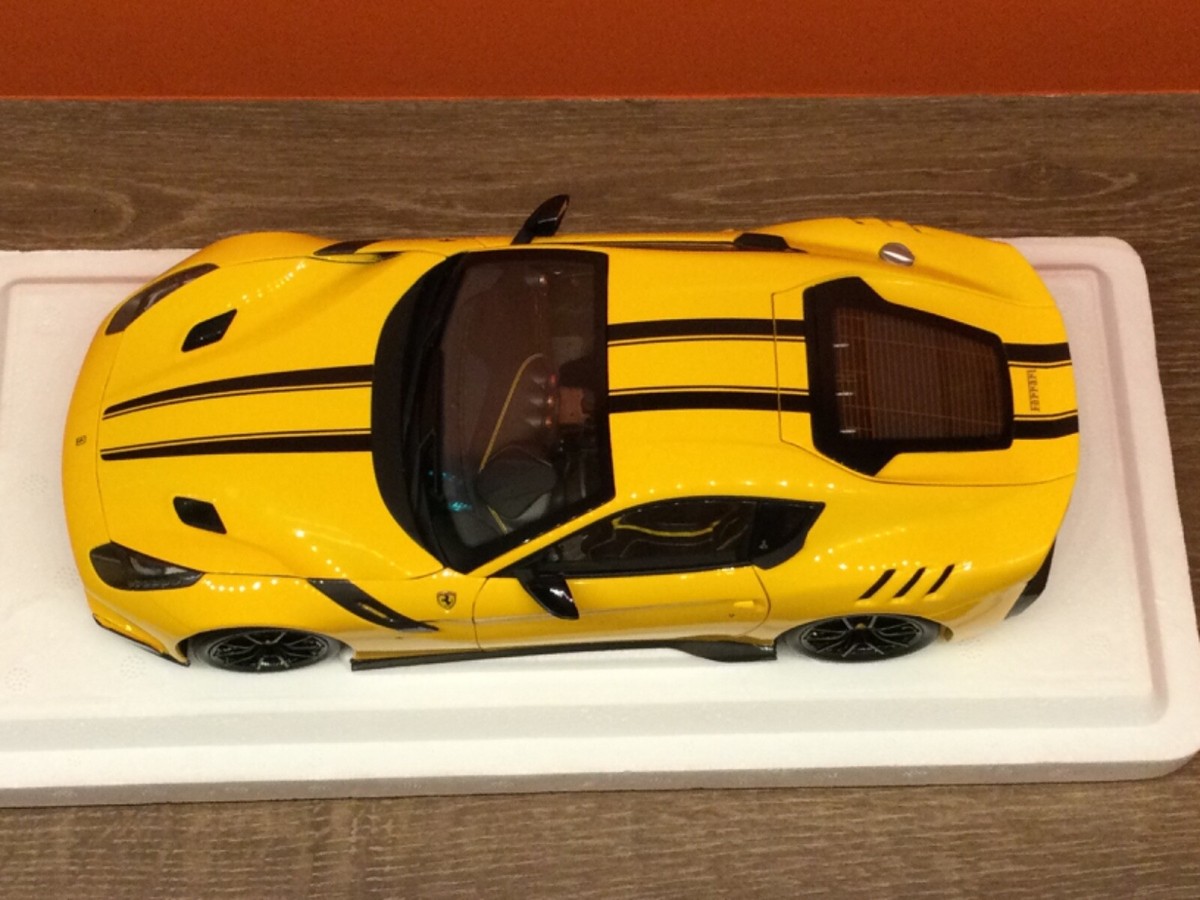 1/18 BBR Ferrari F12 TDF Yellow/Black Stripe BBR182106 | eBay 1/18 BBR Ferrari F12 TDF Yellow/Black Stripe BBR182106 | eBay